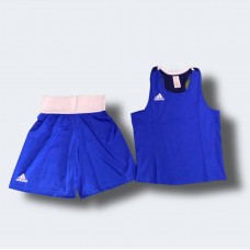 Форма для занять боксом Olympic Man шорти+майка | синя | ADIDAS ADIAIBA20TM\ADIAIBA20SM