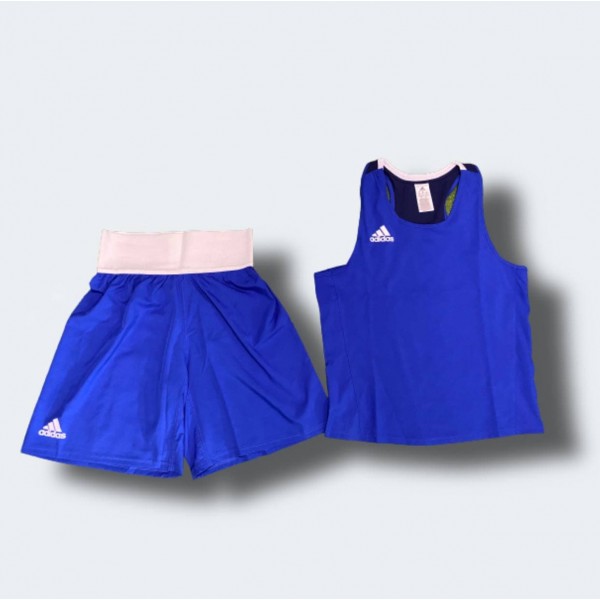 Форма для занять боксом Olympic Man шорти+майка | синя | ADIDAS ADIAIBA20TM\ADIAIBA20SM-AD0006506