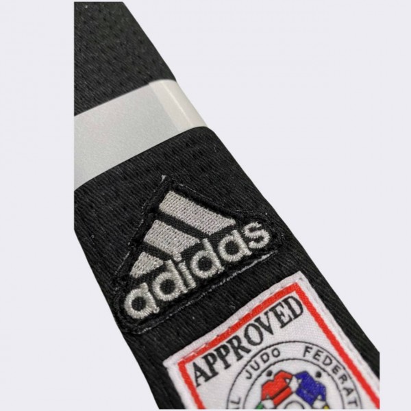 Пояс для дзюдо серії ELITE IJF | чорний/срібло | ADIDAS ADIB242J-AD0006561