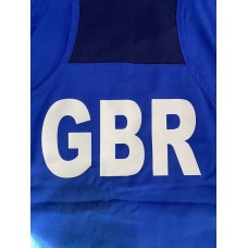 Жіноча форма для занять боксом Olympic Woman GBR шорти-спідниця + майка | синя | ADIDAS ADIAIBA20TW\ADIAIBA20SKW