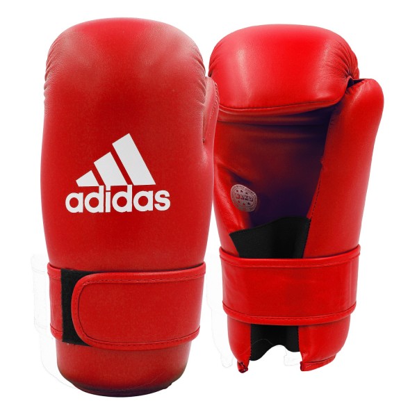 Рукавички напівконтакт Open Hand Semi-Contact Gloves з ліцензією | червоний | ADIDAS WAKOG3-AD0006808