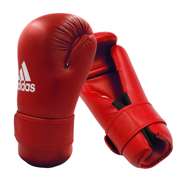 Рукавички напівконтакт Open Hand Semi-Contact Gloves з ліцензією | червоний | ADIDAS WAKOG3-AD0006808
