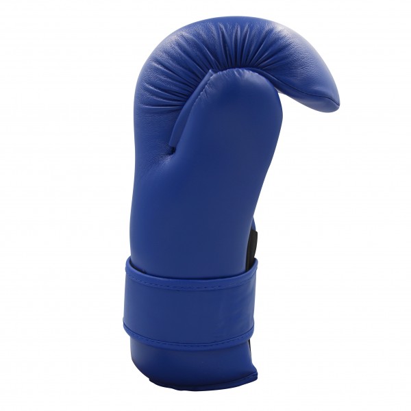 Перчатки полуконтакт Adidas Open Hand Semi-Contact Gloves с лицензией WAKO | синие | WAKOG3