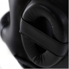Шлем боксерский Adidas Pro Full Protection с бампером | черно/белый | ADIBHGF01