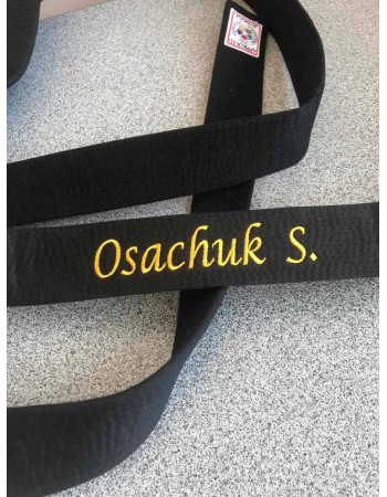 Конструткор - вишивка на поясах для дзюдо, карате та інших єдиноборств (візуалізація)