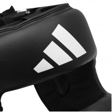 Шлем боксерский Adidas Pro Full Protection с бампером | черно/белый | ADIBHGF01