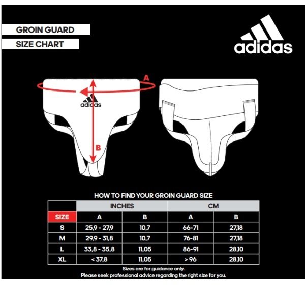 Чоловічий захист паху Adidas | чорний | ADIBP05
