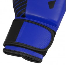 Перчатки с лицензией Wako для бокса и кикбоксинга | синий/черный | ADIDAS adiKBWKF200