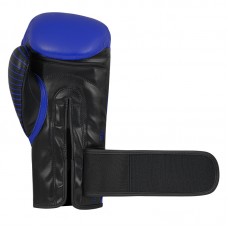 Перчатки с лицензией Wako для бокса и кикбоксинга | синий/черный | ADIDAS adiKBWKF200