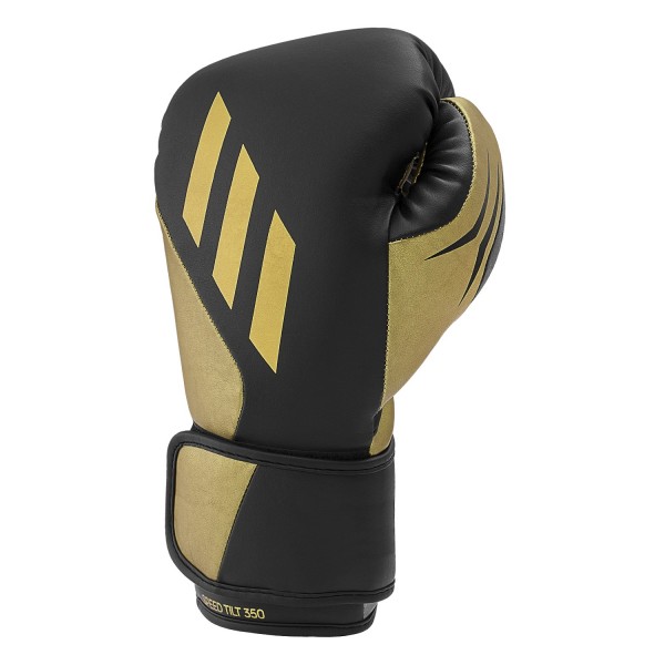 Перчатки боксерские Adidas Speed Tilt 350 | черно/золотые | Adidas SPD350VTG-AD0007131