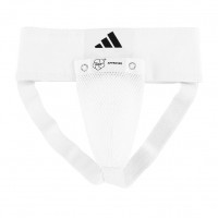 Захист паху для чоловіків Adidas з ліцензією WKF | білий | ADIBP06WKF