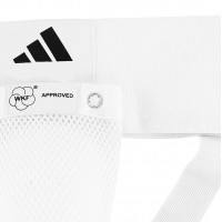 Захист паху для чоловіків Adidas з ліцензією WKF | білий | ADIBP06WKF