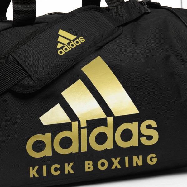 Сумка-рюкзак (2 в 1) Adidas KickBoxing | чорний/золотий | ADIACC052KB