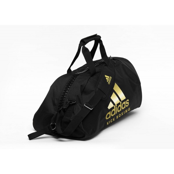 Сумка-рюкзак (2 в 1) Adidas KickBoxing | чорний/золотий | ADIACC052KB