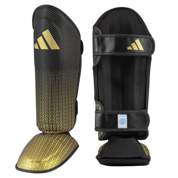Захист гомілки та стопи з ліцензією Wako Semi Contact | чорний/золотий | ADIDAS ADIKBSI300-AD0007060
