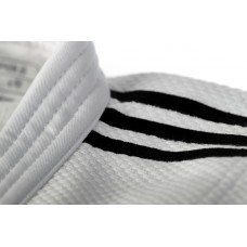 Кимоно для дзюдо Champion III Slim Fit с лицензией IJF | белый/черные полосы | ADIDAS  J-IJF-1-AD0011332