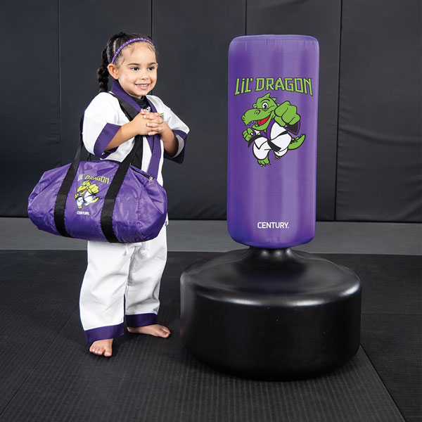 Мішок боксерський підлоговий CENTURY Little Dragon Kid Kick Wavemaster фіолетовий (101531)