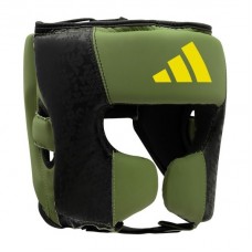 Шлем боксерский ADIDAS X ANDERSON SILVA 50 | зеленый-черно-желтый | ADIDAS ADIAS50HG