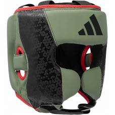 Шолом боксерський Adidas Combat 50 | чорно/зелений | ADIC50HG ADIDAS
