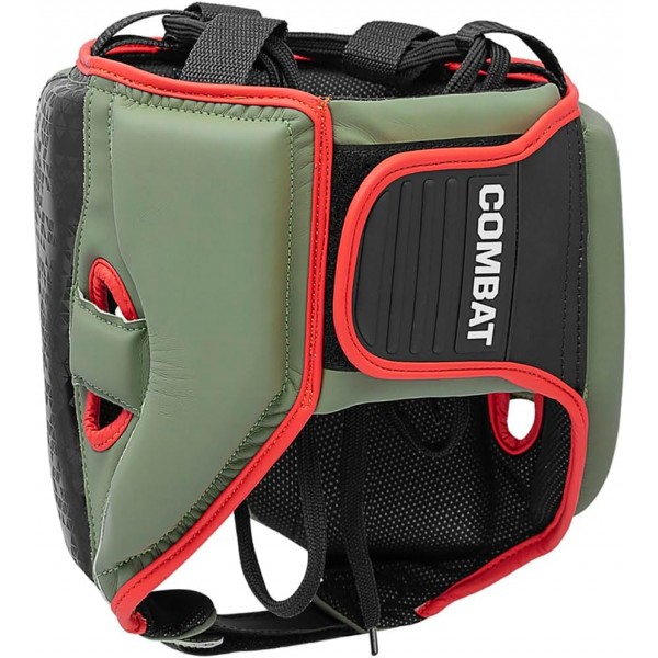 Шолом боксерський Adidas Combat 50 | чорно/зелений | ADIC50HG ADIDAS