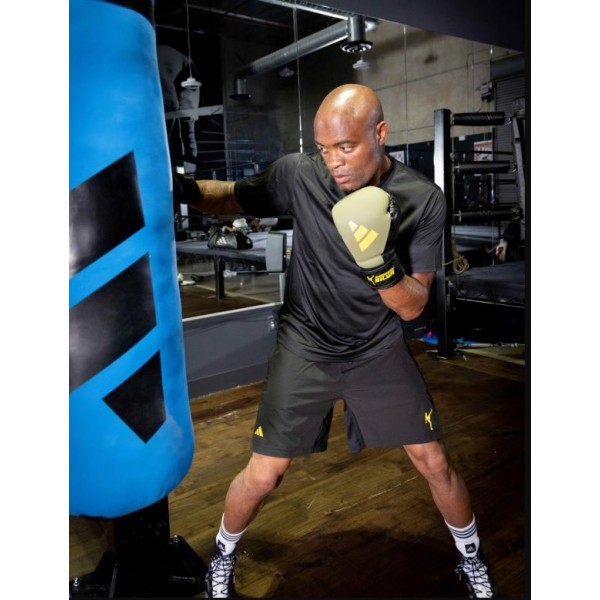 Боксерские перчатки ADIDAS X ANDERSON SILVA 50 | зеленый/черно/желтый | ADIAS50TG