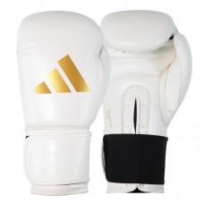 Боксерские перчатки Adidas "Speed 50" | белый/золотой | ADIDAS ADISBG50