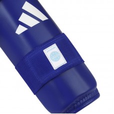 Защита голени Adidas с лицензией WAKO | синяя | WAKOSG01