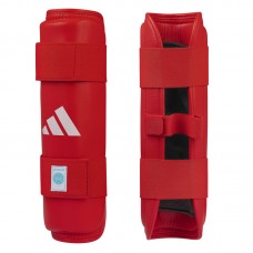 Защита голени Adidas с лицензией WAKO | красная | WAKOSG01