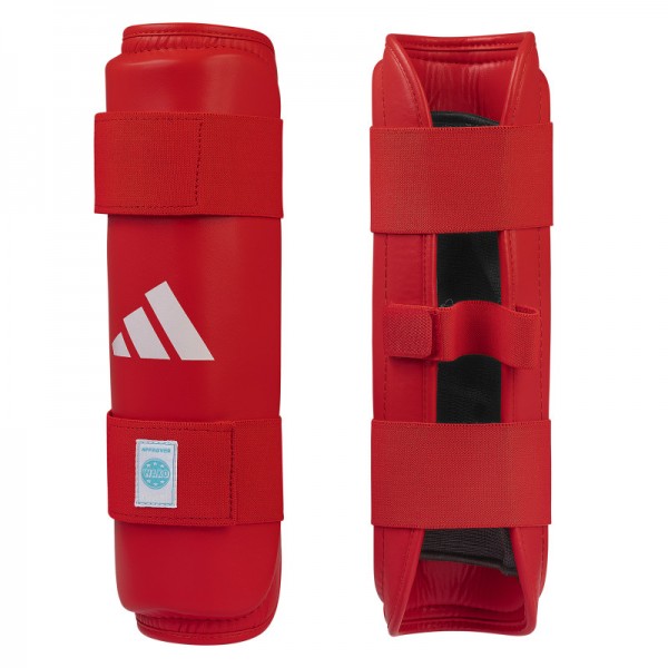 Захист гомілки Adidas з ліцензією WAKO | червона | WAKOSG01