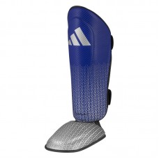 Захист гомілки та стопи з ліцензією Wako Semi Contact | синє/срібло | ADIDAS ADIKBSI300