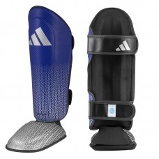 Захист гомілки та стопи з ліцензією Wako Semi Contact | синє/срібло | ADIDAS ADIKBSI300