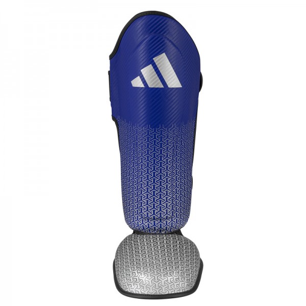 Защита голени и стопы с лицензией Wako Semi Contact | синее/серебро | ADIDAS ADIKBSI300