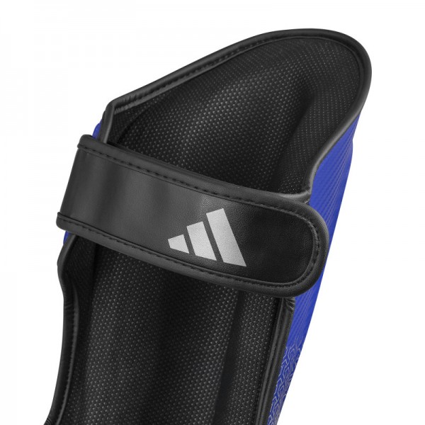 Защита голени и стопы с лицензией Wako Semi Contact | синее/серебро | ADIDAS ADIKBSI300