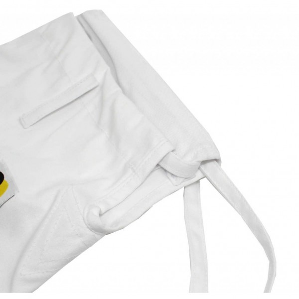 Кімоно для ката Adidas Shori з червоними смугами на плечах | білий |Adidas K999ST