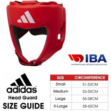 Шлем боксерский с лицензией IBA | красный | ADIDAS ADIIBAH1C