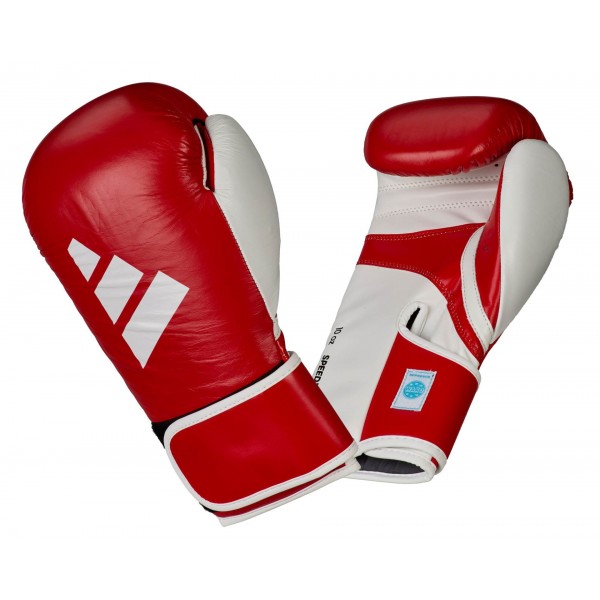Боксерские перчатки Adidas Speed 165 с лицензией WAKO | красно/белый | Adidas ADISBG165WK