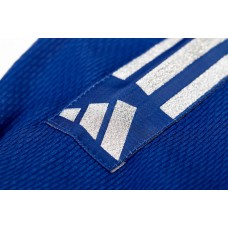 Кімоно для дзюдо Adidas серії Club з срібними смугами на плечах | синє | J350B