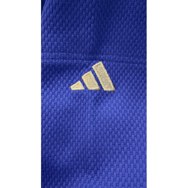 Кімоно для дзюдо Champion III Olympic з ліцензією IJF | синій/золотий логотип | ADIDAS J-IJFB3-L