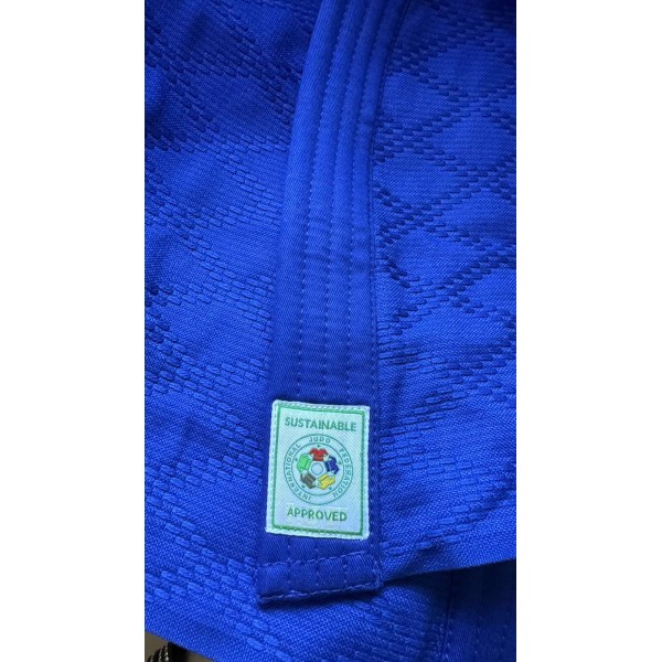 Кімоно для дзюдо Champion III Olympic з ліцензією IJF | синій/золотий логотип | ADIDAS J-IJFB3-L