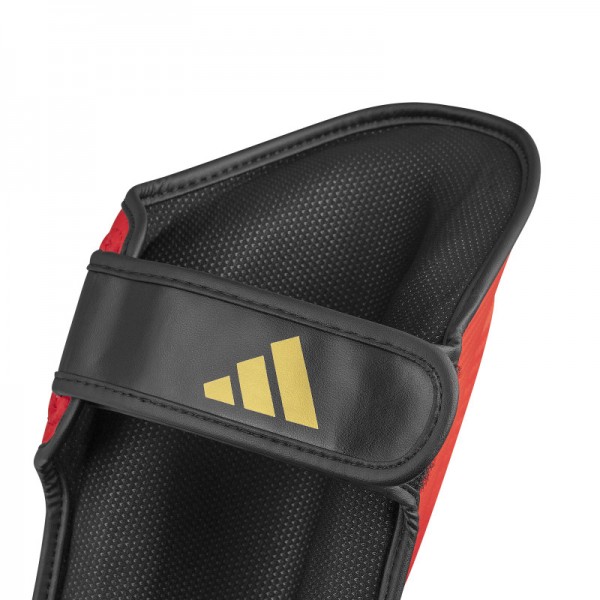 Захист гомілки та стопи з ліцензією Wako Semi Contact | червоний/золотий | ADIDAS ADIKBSI300