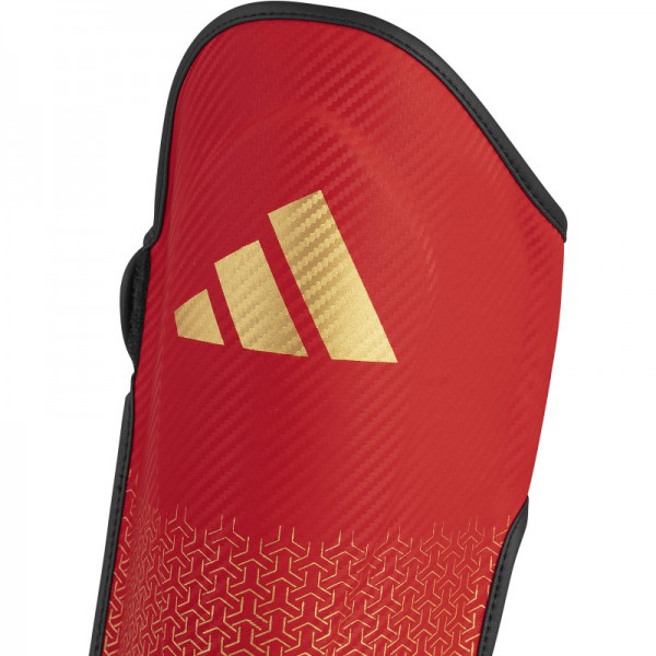 Захист гомілки та стопи з ліцензією Wako Semi Contact | червоний/золотий | ADIDAS ADIKBSI300