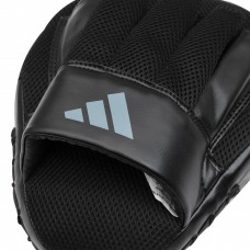 Лапи швидкісні Adidas Speed Coach Mitts | чорно/сіра | ADISBAC014