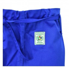 Кимоно для дзюдо Champion III Slim Fit с лицензией IJF | синее/золотые полосы | ADIDAS J-IJFB3