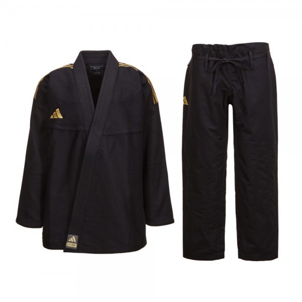 Кимоно для джиу-джитсу ChaIIenge | черный/золотой | ADIDAS JJ350_2_0_P\BL