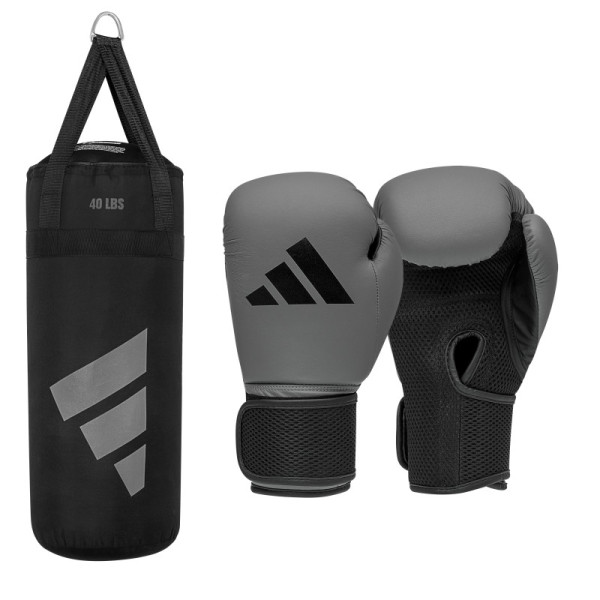 Боксерський набір Adidas Boxing Youth Kit | сіро-чорний | Adidas KIT23