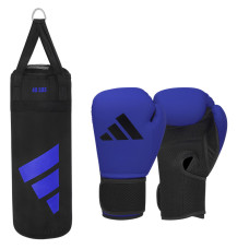 Боксерський набір Adidas Boxing Youth Kit | чорно/синій | KIT23