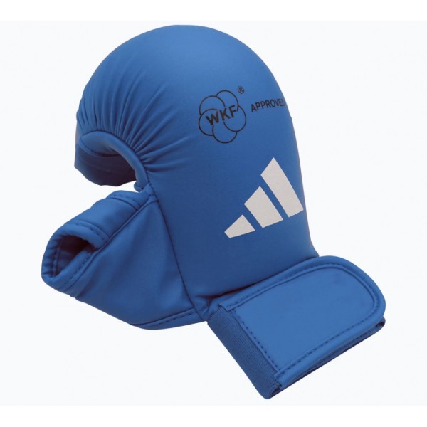 Рукавички для карате з захистом великого пальця з ліцензією WKF | синій | ADIDAS 661.23