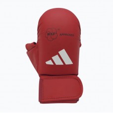 Перчатки для каратэ с защитой большого пальца с лицензией WKF | красные | ADIDAS 661.23