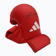 Перчатки для каратэ с защитой большого пальца с лицензией WKF | красные | ADIDAS 661.23