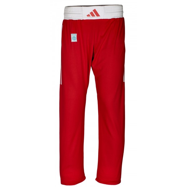 Штаны для кикбоксинга Adidas WAKO Full Contact | красные | Adidas ADIFCP1_PL